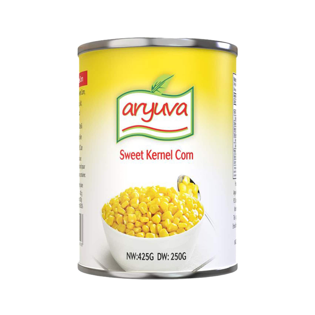 ARYUVA SWEET KERNEL CORN IN BRINE 425G